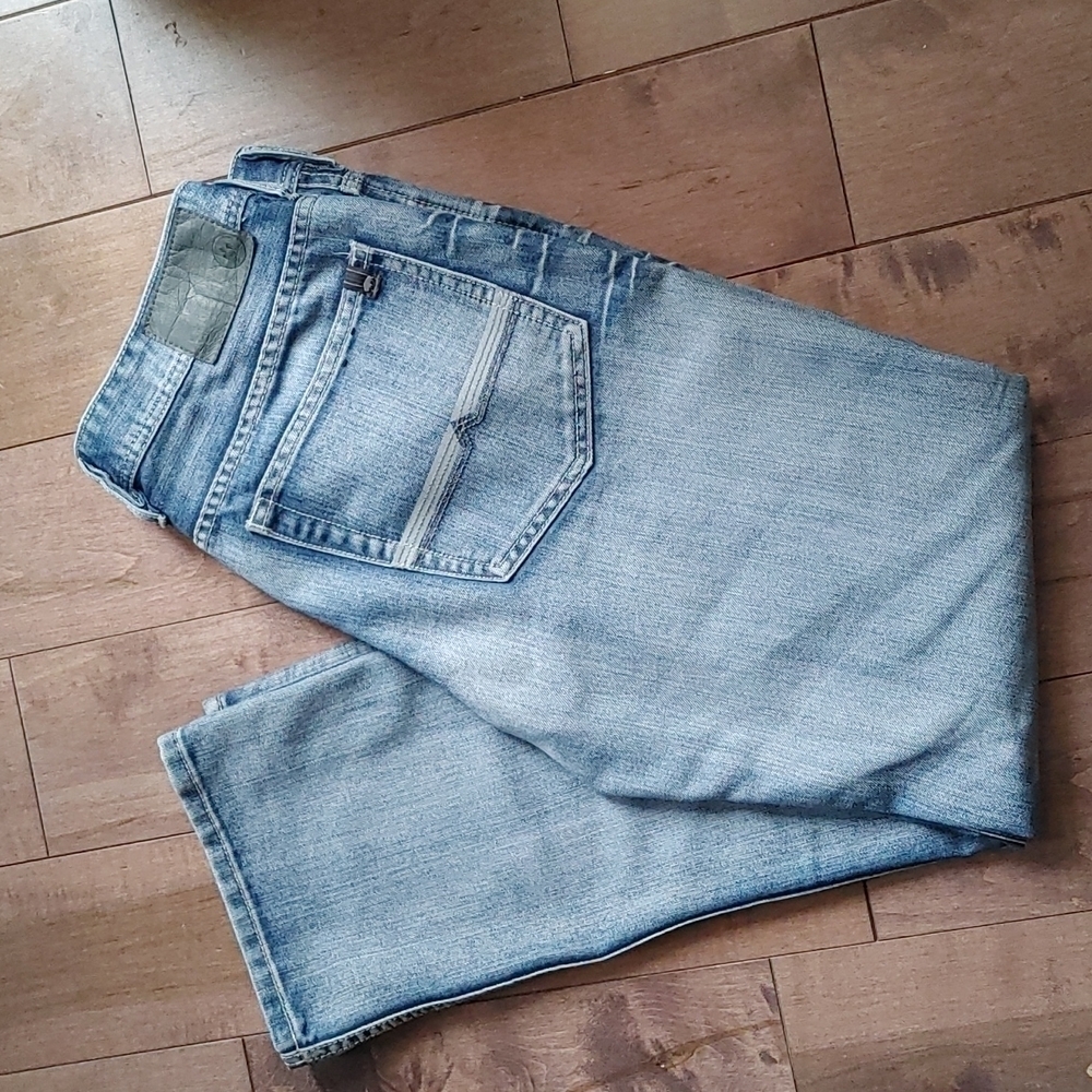 Men's straight jeans size 34/32‎  blue